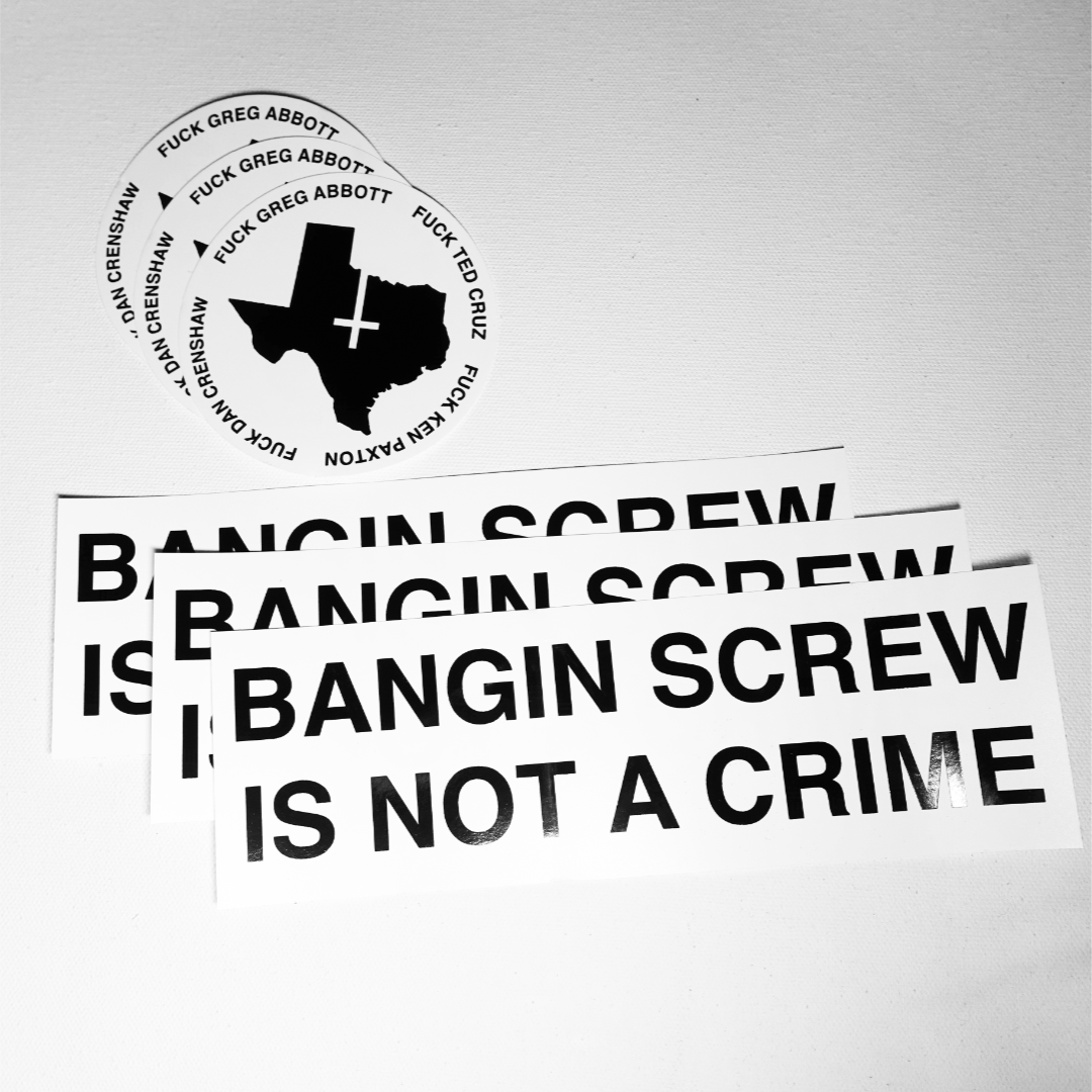 Petrine TX + BANGIN SCREW IS NOT A CRIME combo