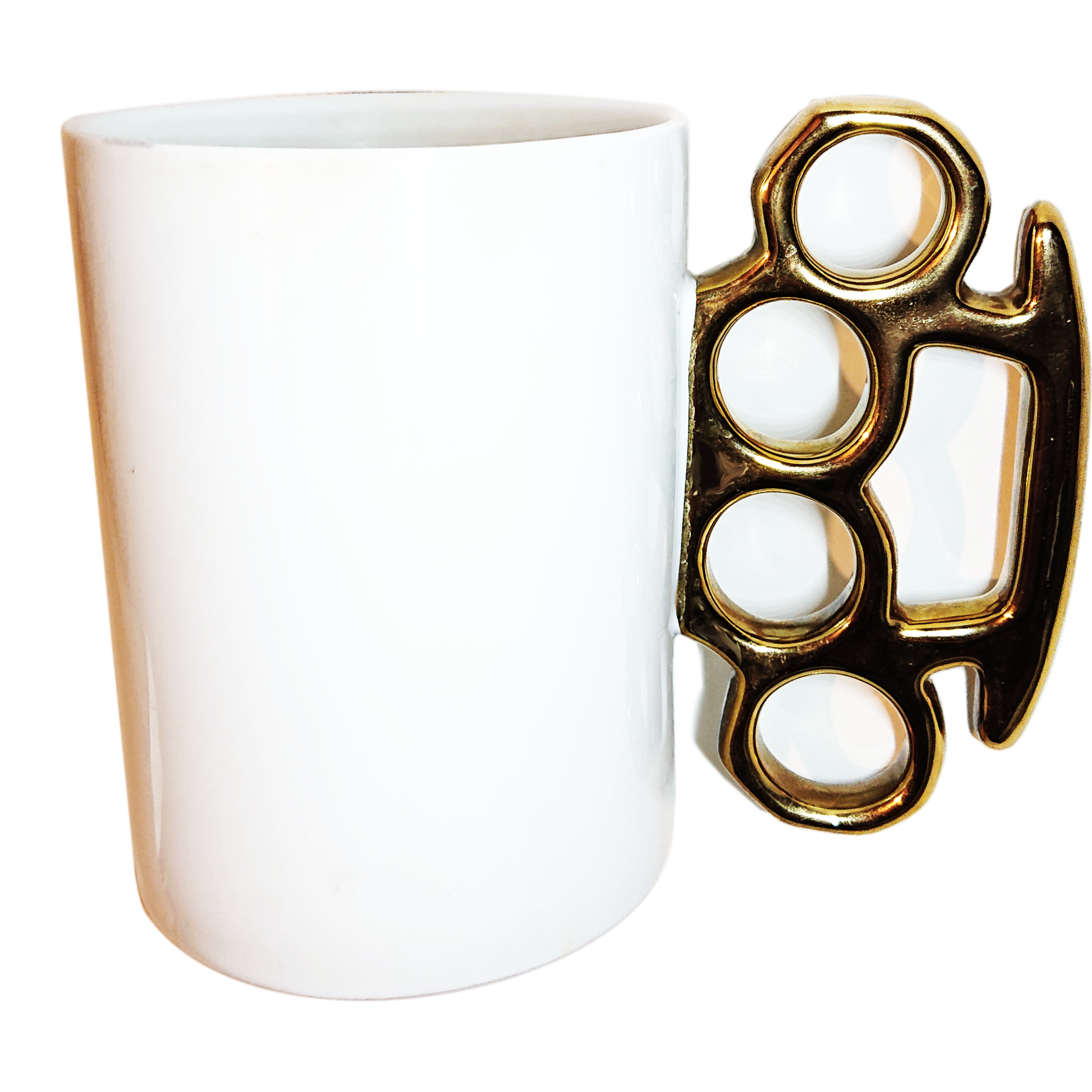 Brass Knuckle Mug