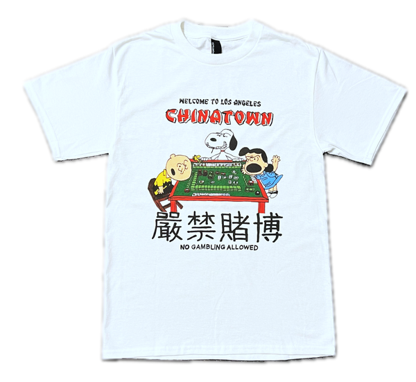 細野晴臣 Welcome China Town Tee L Welcome to Chinatown - mahjong t-shirt – Saigon Drugs