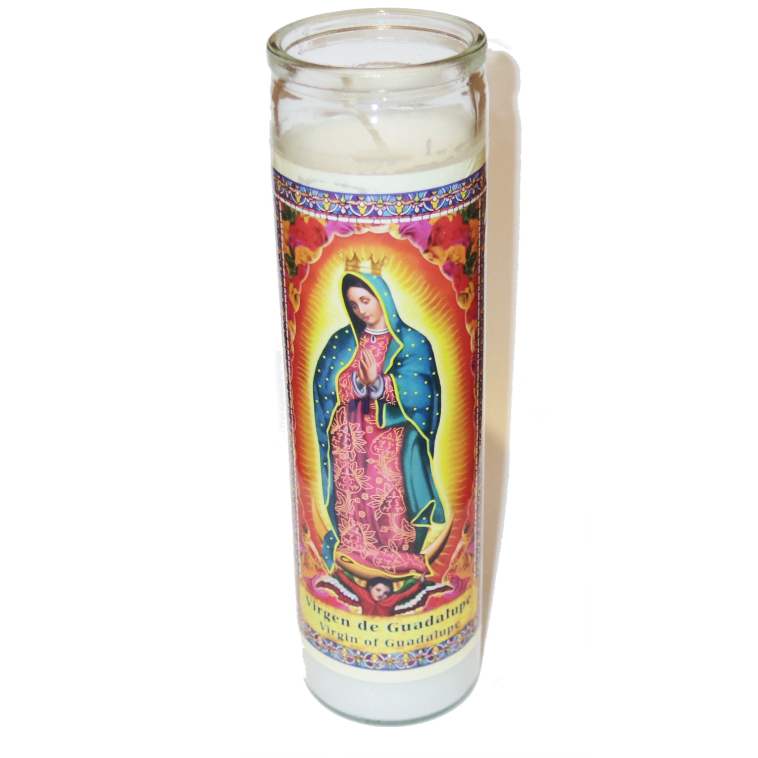 Virgen de Guadalupe candle